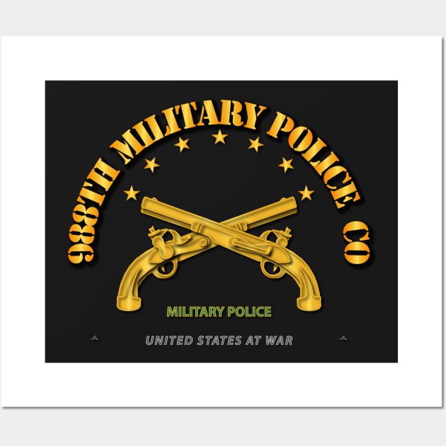 988th Military Police Company Wall Art by twix123844